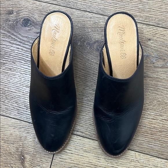 Madewell Harper Mule in Black Leather Size 5 - Picture 5 of 8